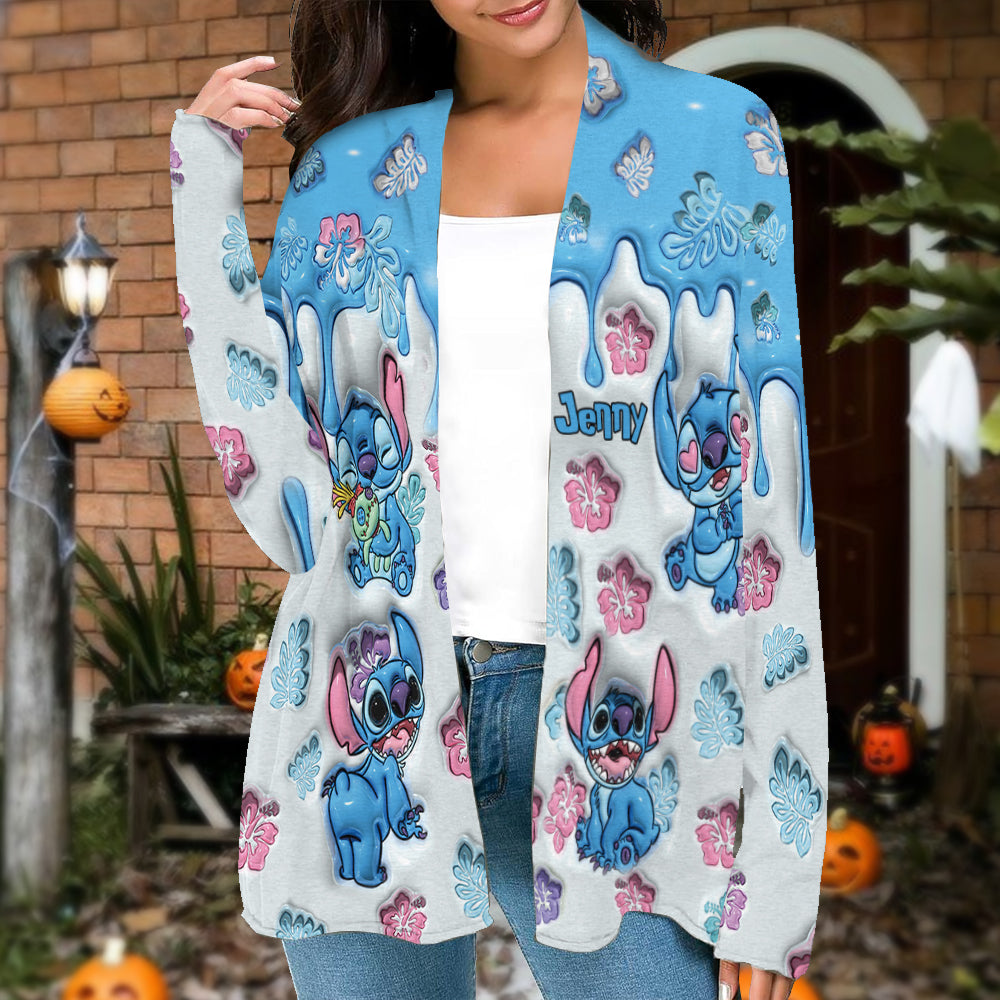 Personalized Ohana Cardigan Soft Casual Layer for Women Cardigan GradoCreations