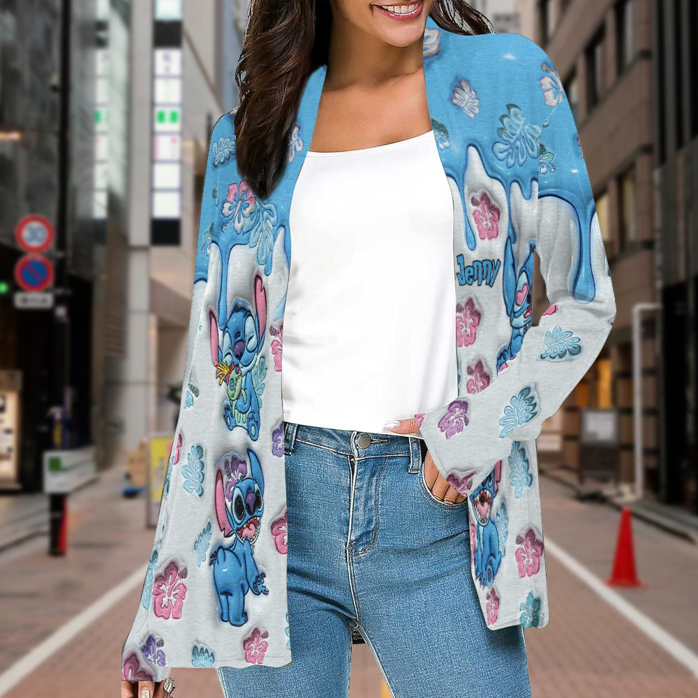 Personalized Ohana Cardigan Soft Casual Layer for Women Cardigan GradoCreations