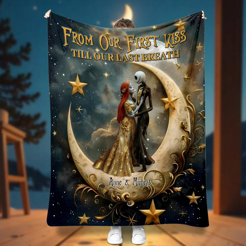 Personalized Nightmare Blanket Last Breath Engagement Wedding Gift Blanket GradoCreations