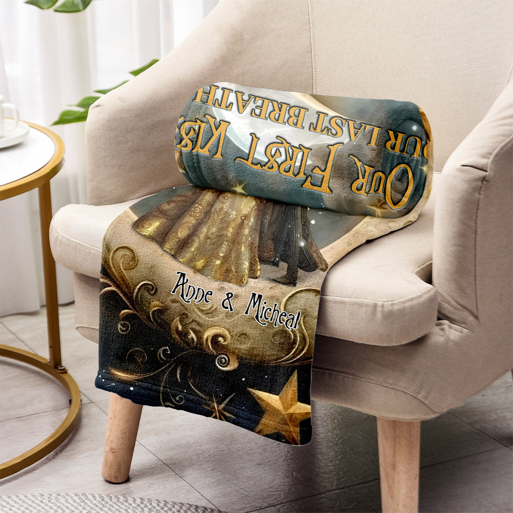 Personalized Nightmare Blanket Last Breath Engagement Wedding Gift Blanket GradoCreations