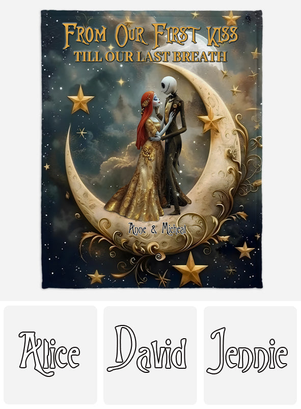 Personalized Nightmare Blanket Last Breath Engagement Wedding Gift Blanket GradoCreations