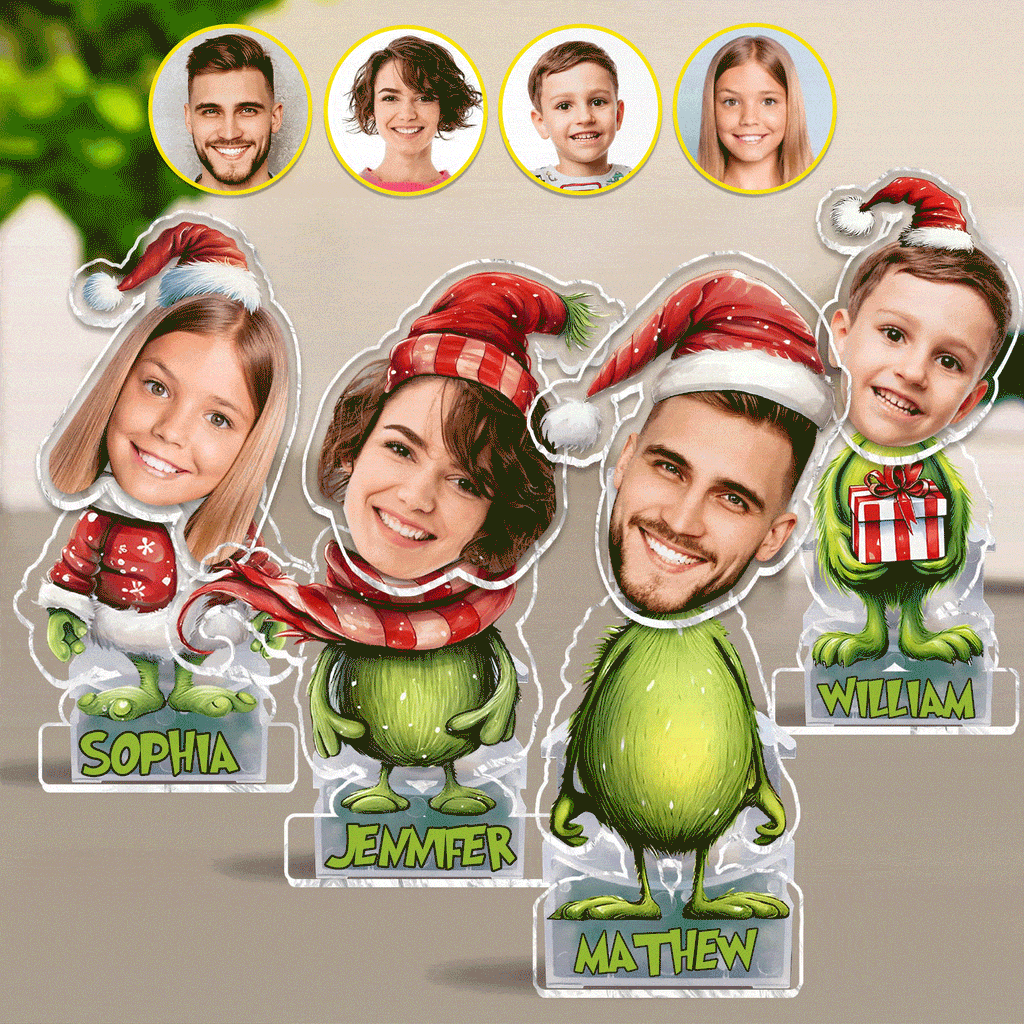 Personalized Shaking Head Christmas Decoration Custom Gift Custom Shaking Head GradoCreations