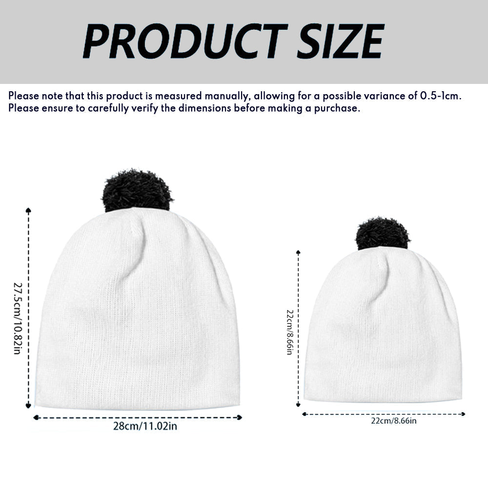 Personalized Nightmare Beanie Hat for Kids & Adults – Custom Name Gift for Christmas Beanie Hat GradoCreations