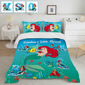 Personalized Mermaid Bedding Set for Grandma's Little Mermaids Bedding Set GradoCreations