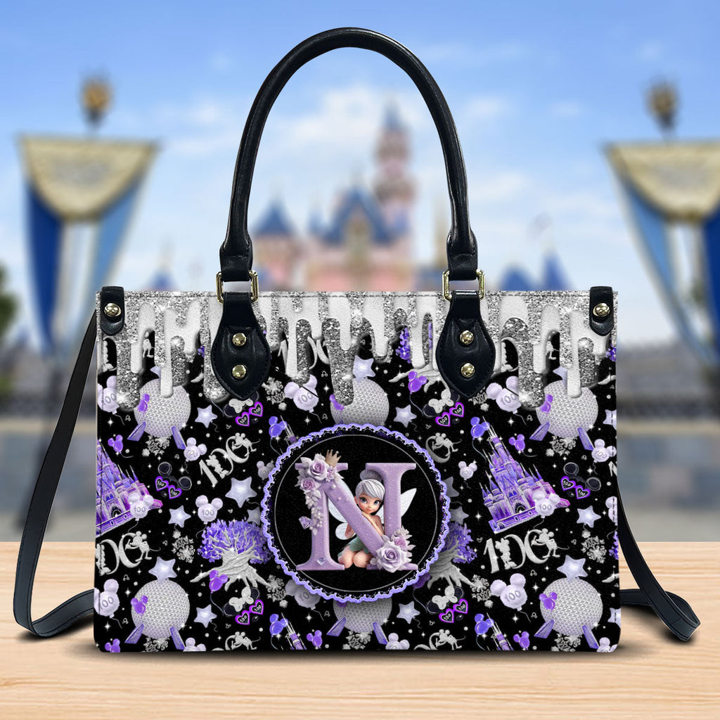 Personalized Fairy Theme Leather Handbag Custom Bag for Women Leather Handbag 2 GradoCreations