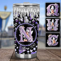 Personalized Magic Purple Tumbler Custom Name with Fairy Design Tumbler GradoCreations