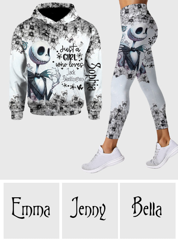 Personalized Nightmare Before Christmas Hoodie & Leggings for Girls Hoodie & Leggings GradoCreations