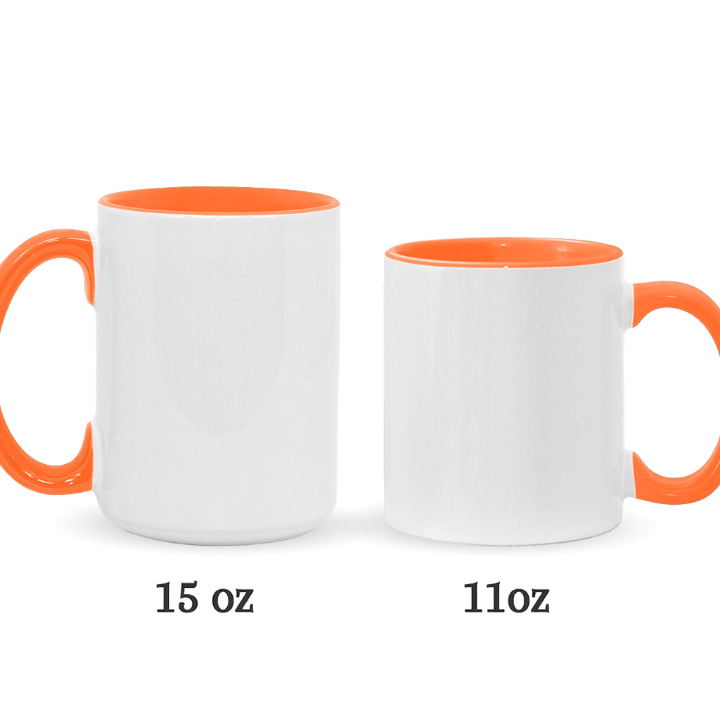 Personalized Halloween Accent Mug with Custom Name - Fun Pumpkin Design Accent Mug GradoCreations