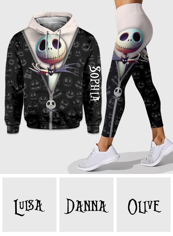 Personalized Nightmare Hoodie & Leggings for Girls | Custom Gifts Hoodie & Leggings GradoCreations