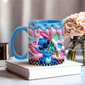 Personalized Ohana Accent Mug Custom Name Gift for Family Accent Mug GradoCreations