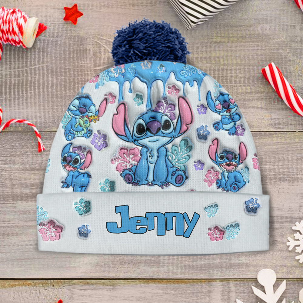 Personalized Ohana Beanie Hat Custom Name Gift for Family Beanie Hat GradoCreations