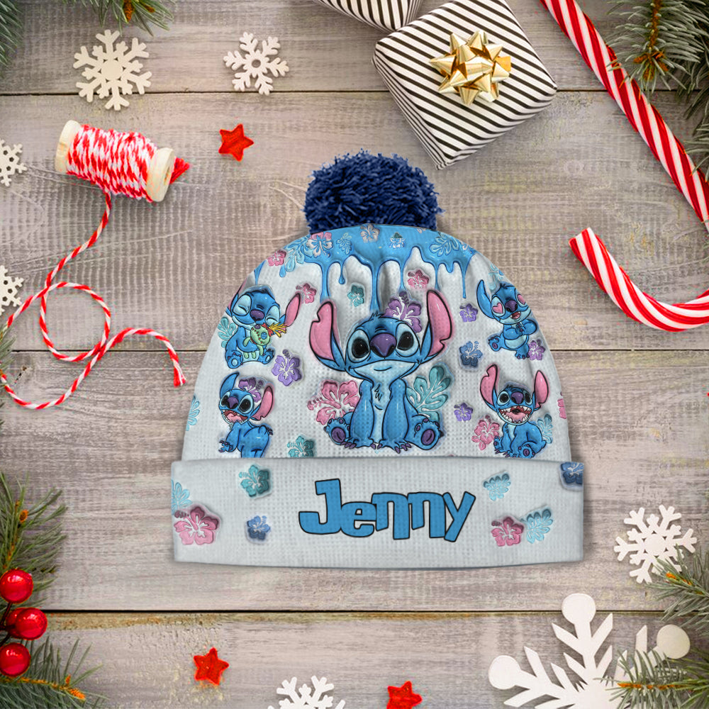 Personalized Ohana Beanie Hat Custom Name Gift for Family Beanie Hat GradoCreations