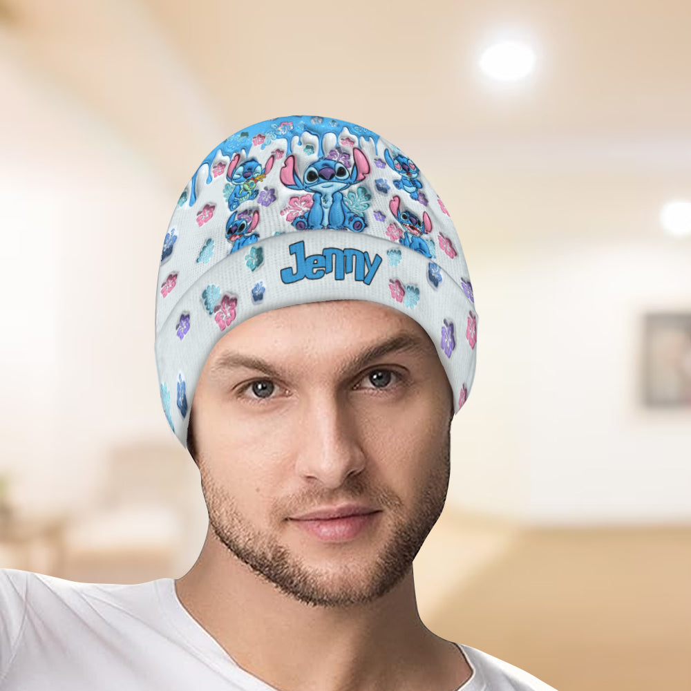 Personalized Ohana Beanie Hat Custom Name Gift for Family Beanie Hat GradoCreations