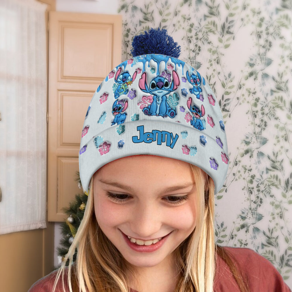 Personalized Ohana Beanie Hat Custom Name Gift for Family Beanie Hat GradoCreations