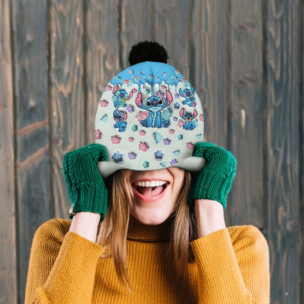 Personalized Ohana Beanie Hat Custom Name Gift for Family Beanie Hat GradoCreations