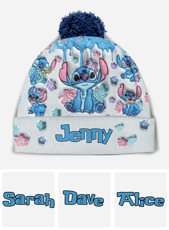 Personalized Ohana Beanie Hat Custom Name Gift for Family Beanie Hat GradoCreations
