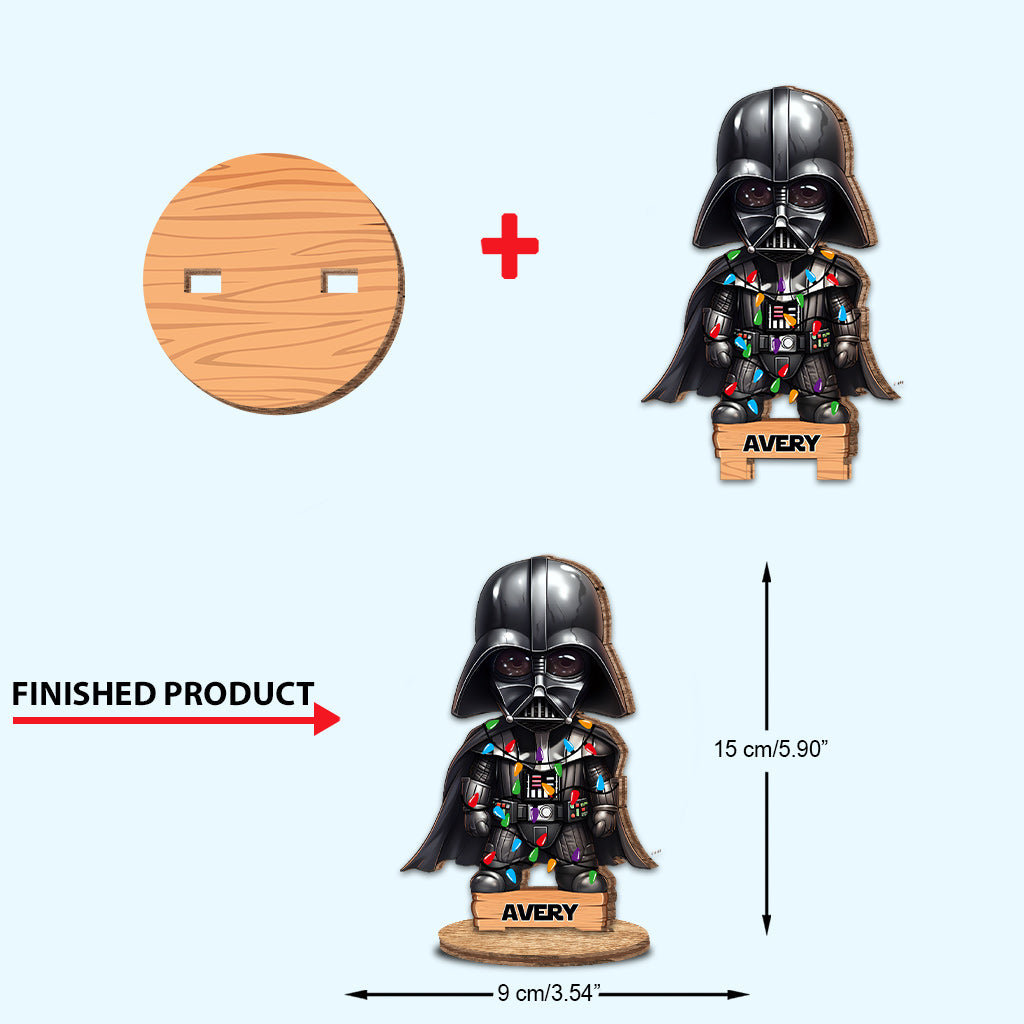 Personalized Freestanding Wood Plaque The Force Family Gift for Christmas Freestanding Wood Plaque GradoCreations