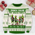 Personalized Grinch Squad Ugly Sweater Family Christmas Gift Ugly Sweater GradoCreations