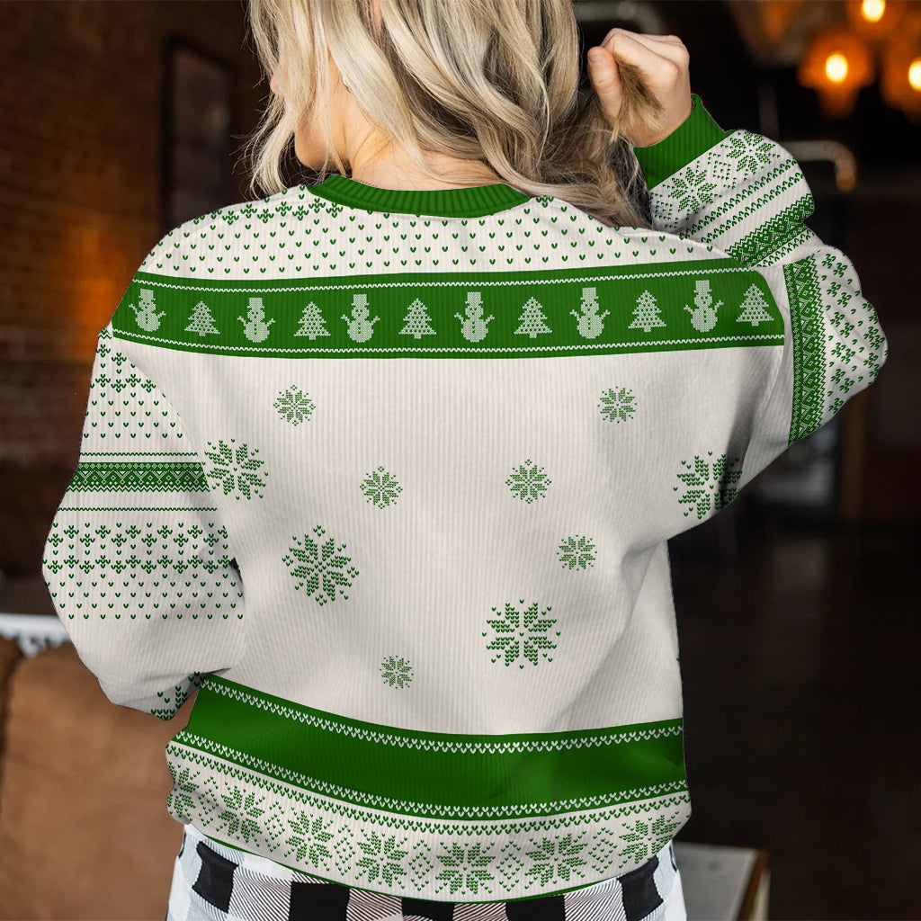 Personalized Grinch Squad Ugly Sweater Family Christmas Gift Ugly Sweater GradoCreations