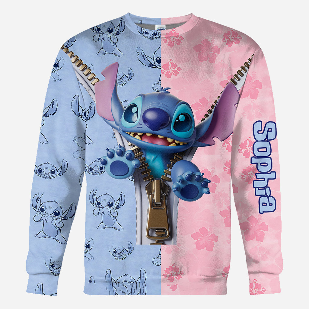 Personalized All-Over Print Ohana Shirt Gift for Family All Over Shirt GradoCreations