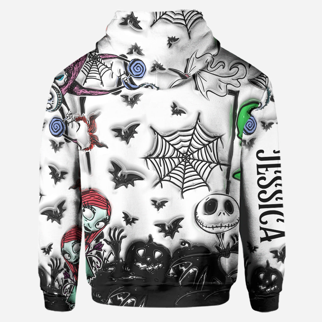 Personalized Nightmare Before Christmas Hoodie & Leggings Set Hoodie & Leggings GradoCreations