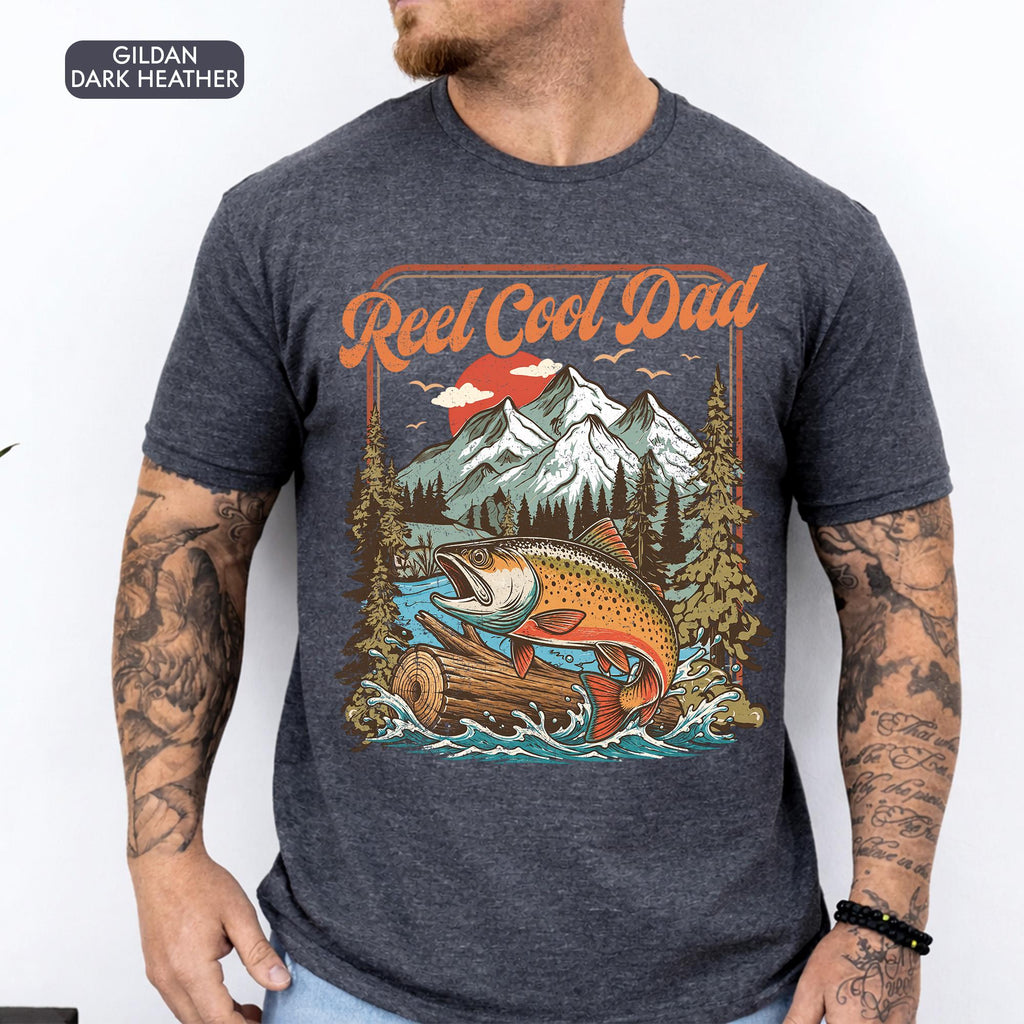 Personalized Fishing Dad Comfort Shirt Gift for Father's Day Comfort Shirt FIX GradoCreations