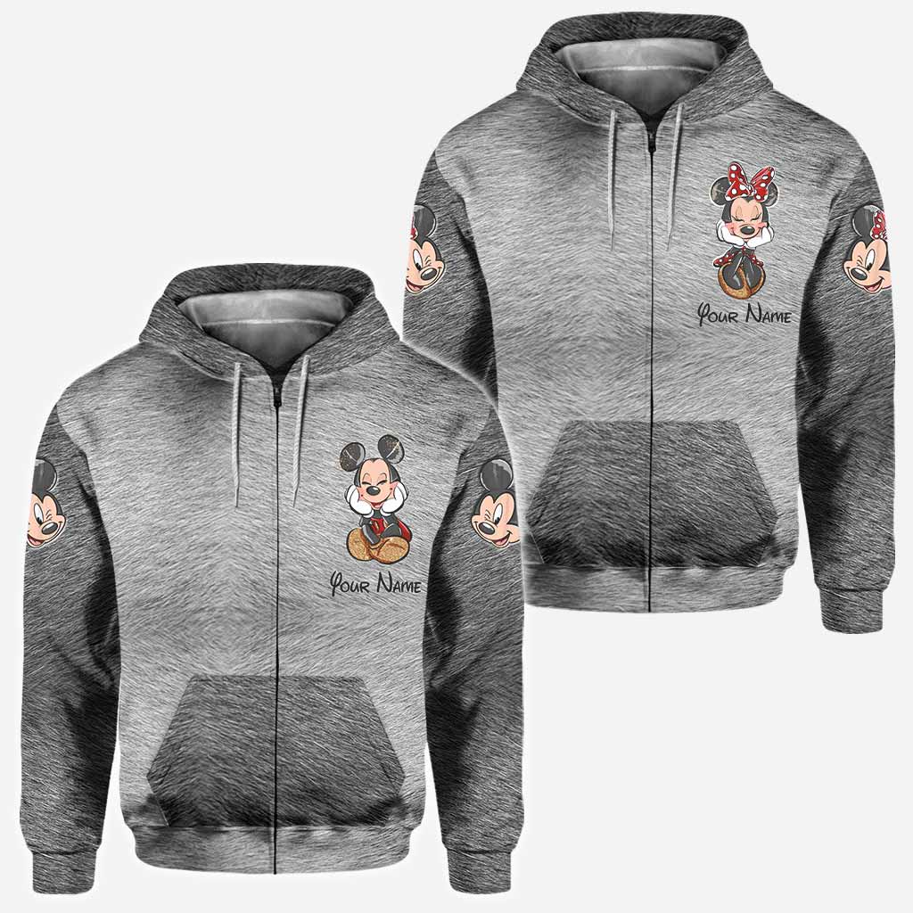 Personalized Couple Mouse All Over T-shirt & Hoodie Gift All Over Shirt GradoCreations