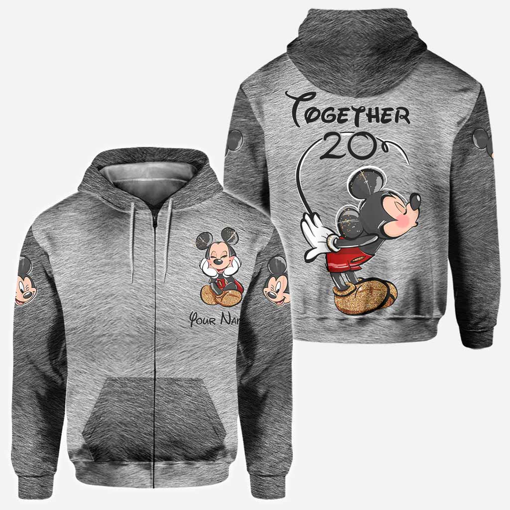 Personalized Couple Mouse All Over T-shirt & Hoodie Gift All Over Shirt GradoCreations