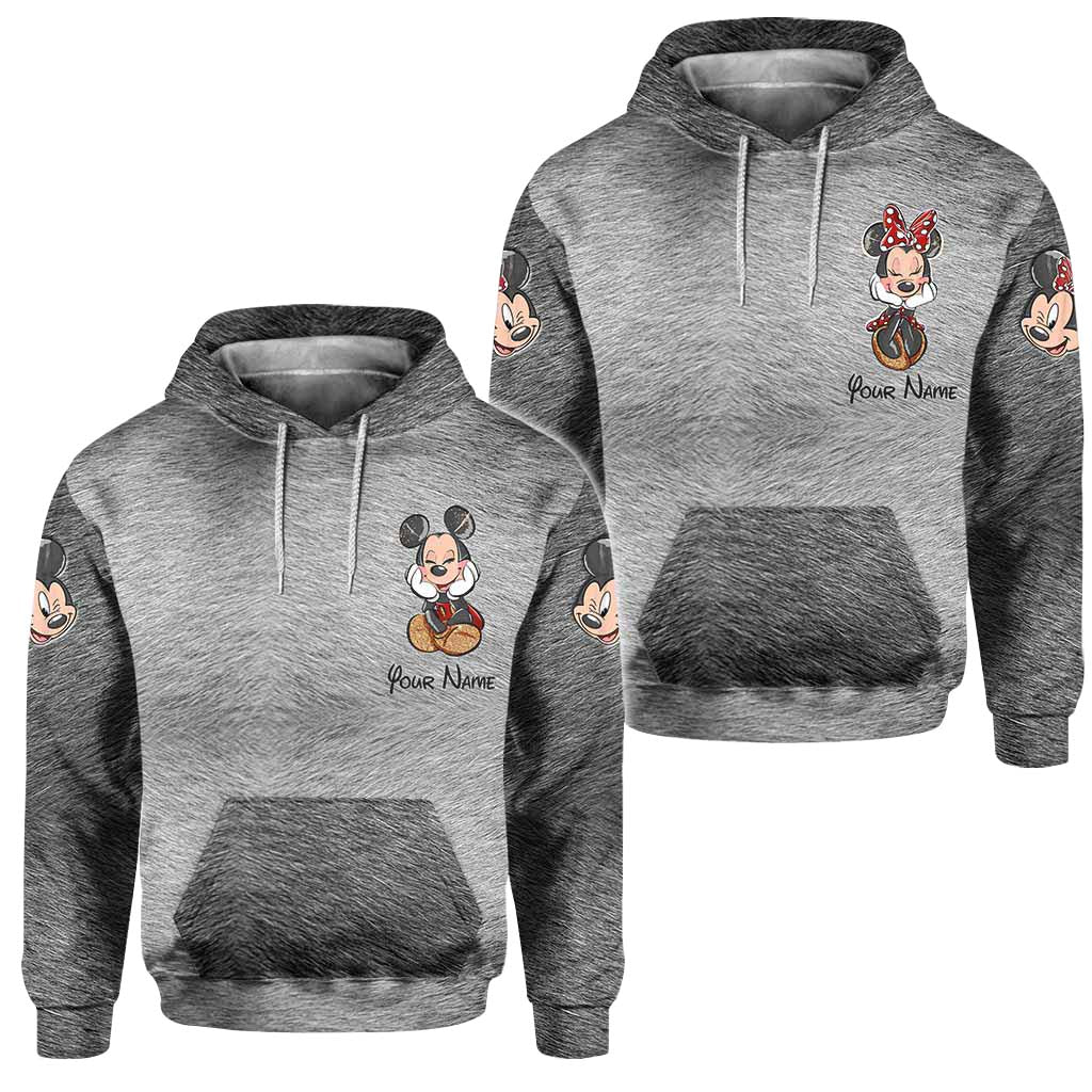 Personalized Couple Mouse All Over T-shirt & Hoodie Gift All Over Shirt GradoCreations