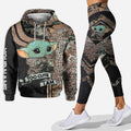 Personalized Hoodie and Leggings Set Cute Design Custom Name Gift for Mom Hoodie & Leggings GradoCreations