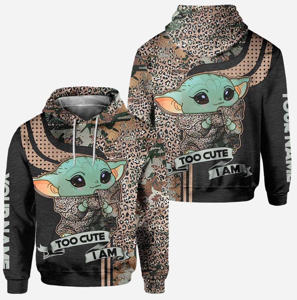 Personalized Hoodie and Leggings Set Cute Design Custom Name Gift for Mom Hoodie & Leggings GradoCreations