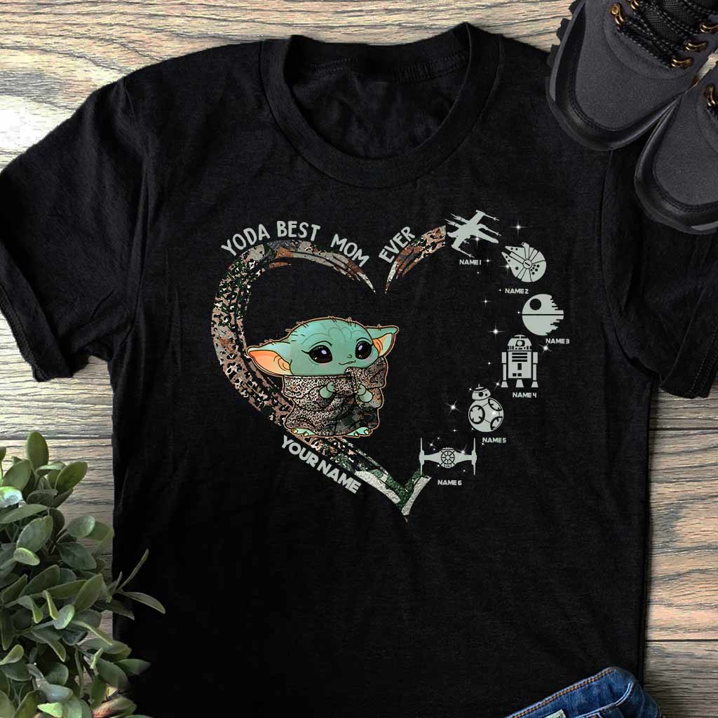 Personalized Yoda Best Mom Ever T-shirt & Hoodie Gift T-shirt & Hoodie GradoCreations