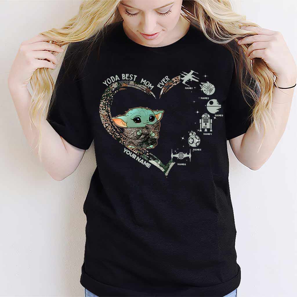 Personalized Yoda Best Mom Ever T-shirt & Hoodie Gift T-shirt & Hoodie GradoCreations