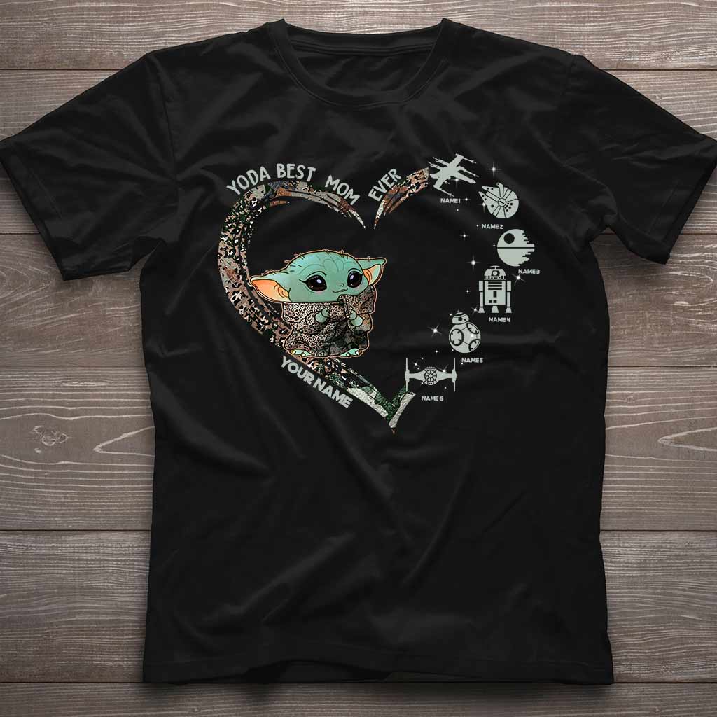 Personalized Yoda Best Mom Ever T-shirt & Hoodie Gift T-shirt & Hoodie GradoCreations