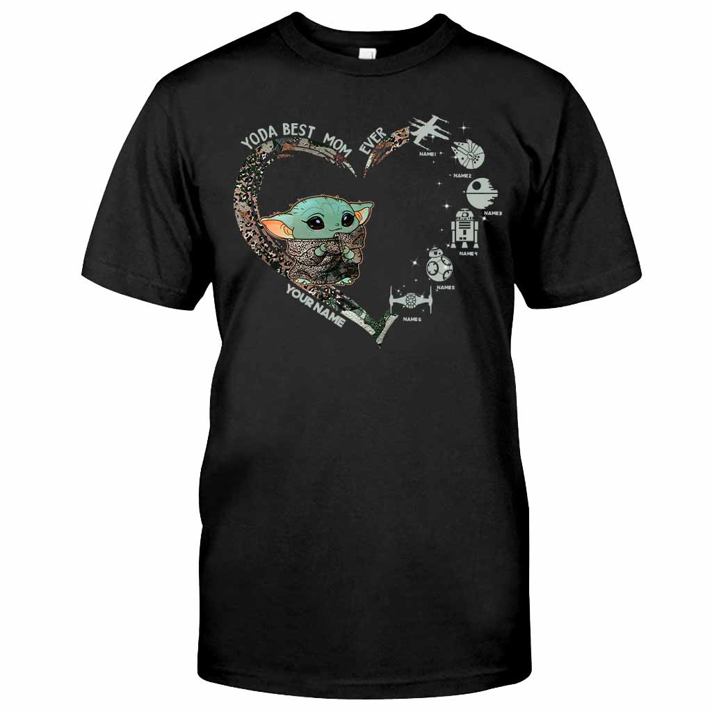 Personalized Yoda Best Mom Ever T-shirt & Hoodie Gift T-shirt & Hoodie GradoCreations