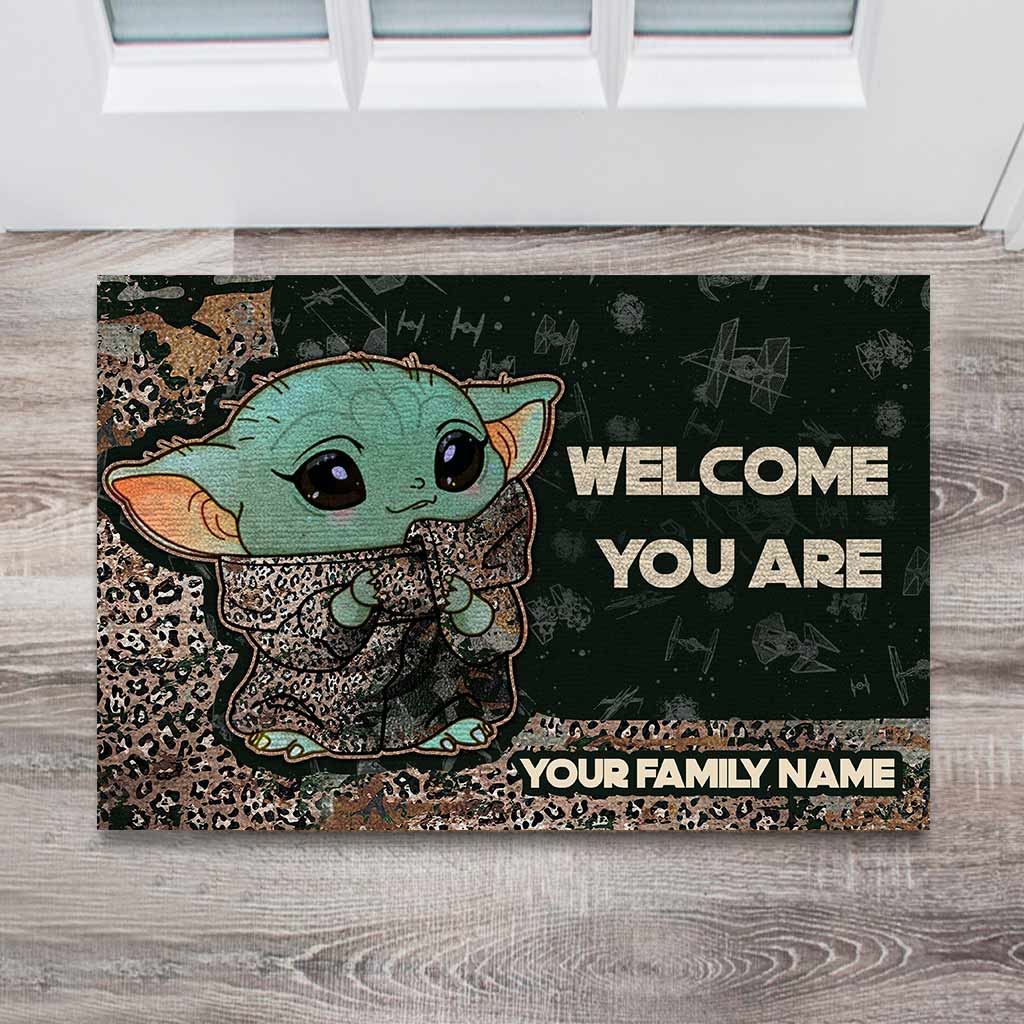 Personalized Welcome Doormat Custom Family Name Home Decor Doormat GradoCreations