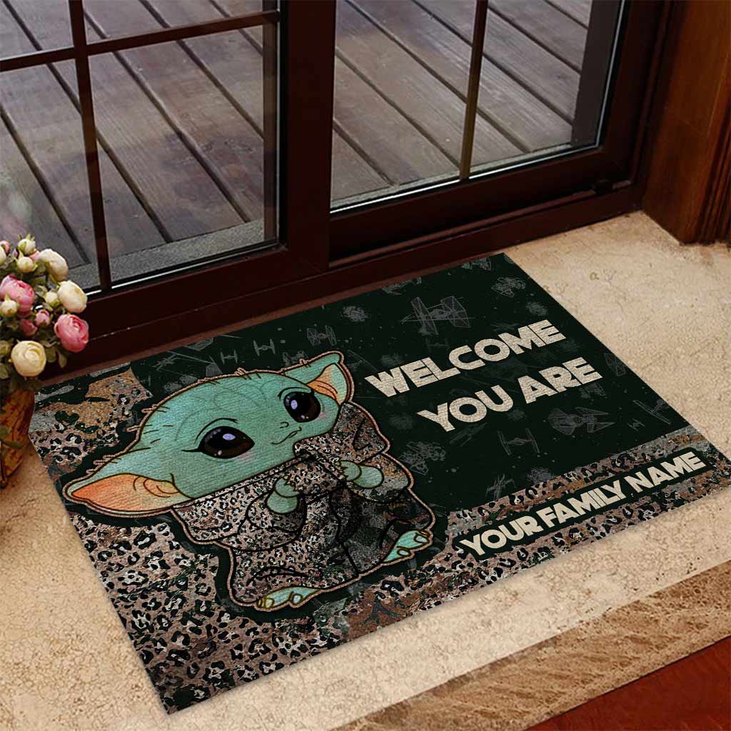 Personalized Welcome Doormat Custom Family Name Home Decor Doormat GradoCreations