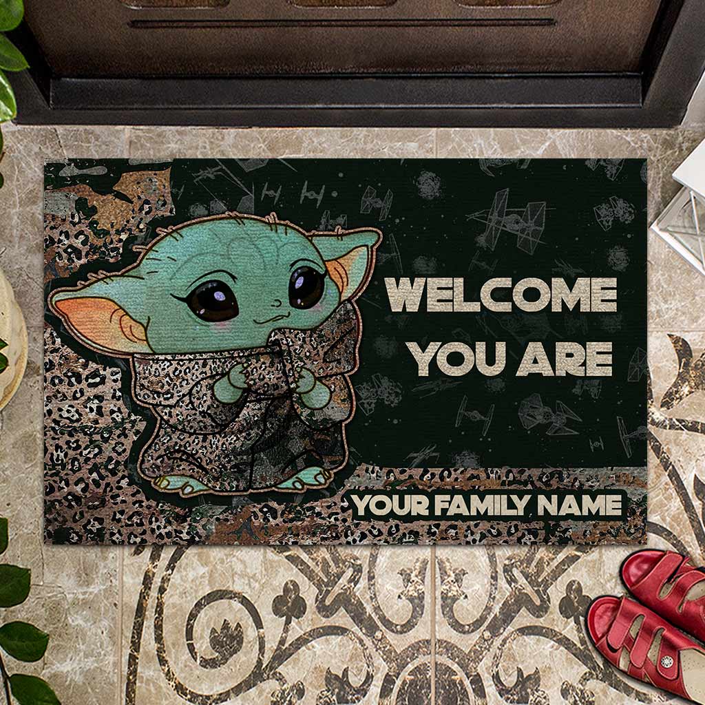 Personalized Welcome Doormat Custom Family Name Home Decor Doormat GradoCreations