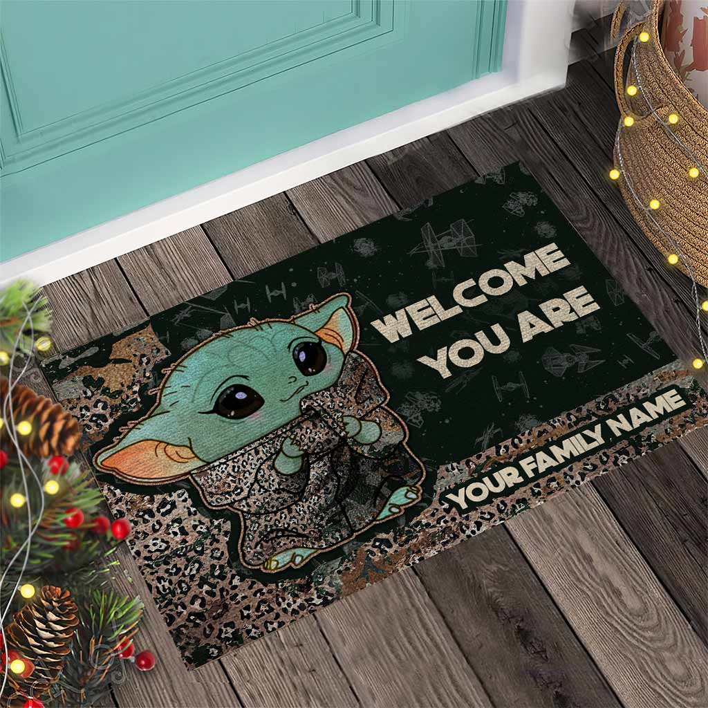 Personalized Welcome Doormat Custom Family Name Home Decor Doormat GradoCreations