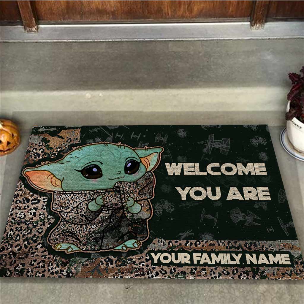 Personalized Welcome Doormat Custom Family Name Home Decor Doormat GradoCreations