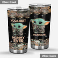 Personalized Yoda Mommy Ever Tumbler Custom Name Gift for Mom Tumbler GradoCreations