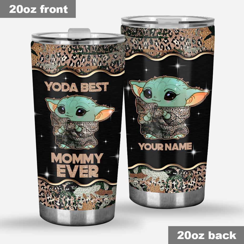 Personalized Yoda Mommy Ever Tumbler Custom Name Gift for Mom Tumbler GradoCreations