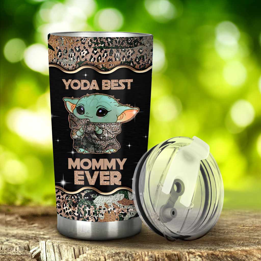 Personalized Yoda Mommy Ever Tumbler Custom Name Gift for Mom Tumbler GradoCreations