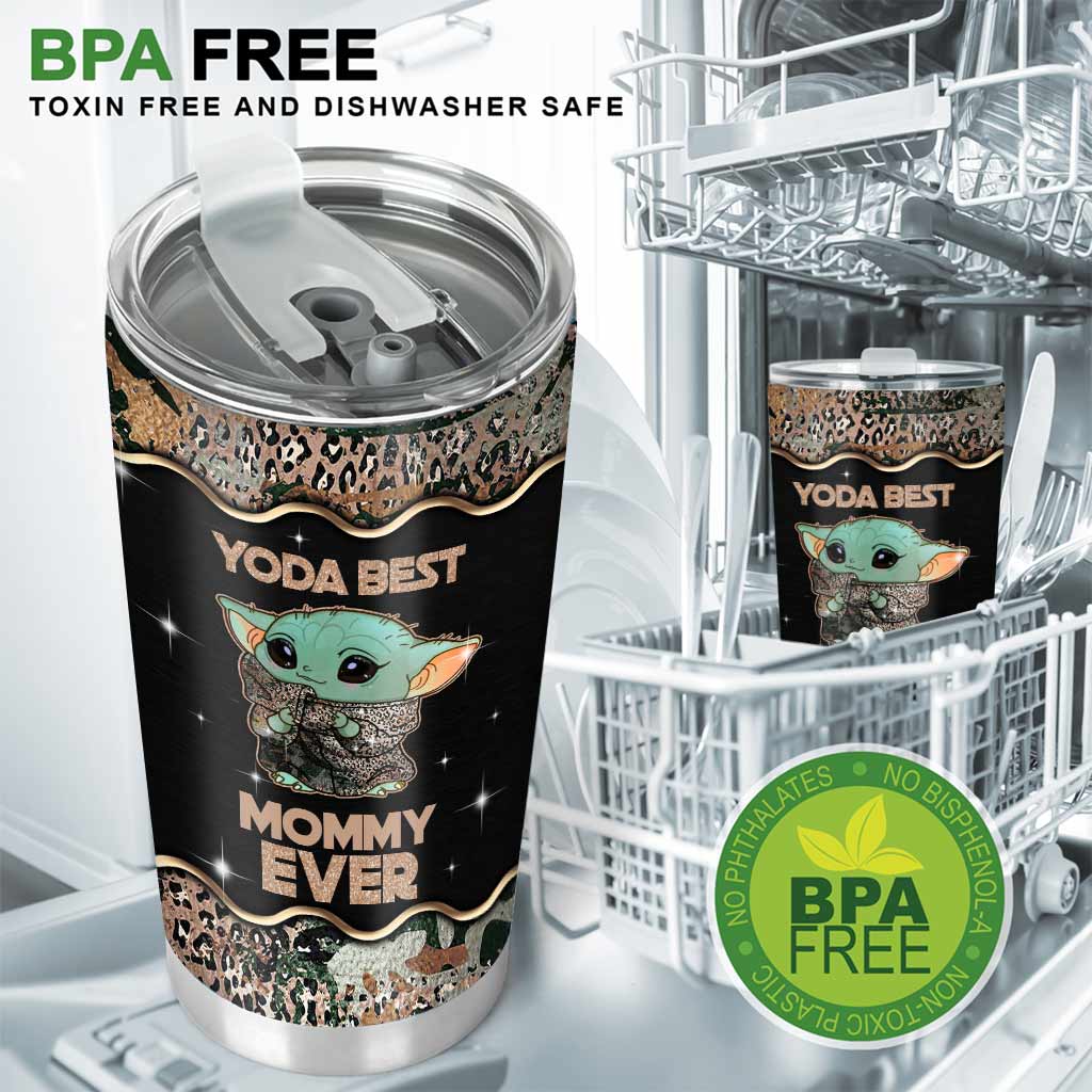 Personalized Yoda Mommy Ever Tumbler Custom Name Gift for Mom Tumbler GradoCreations