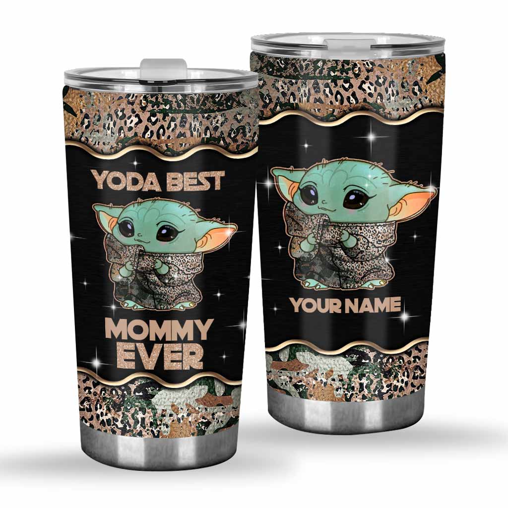 Personalized Yoda Mommy Ever Tumbler Custom Name Gift for Mom Tumbler GradoCreations