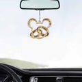 Personalized Couple Mouse Car Ornament Custom Name Gift for Christmas Car Ornament GradoCreations