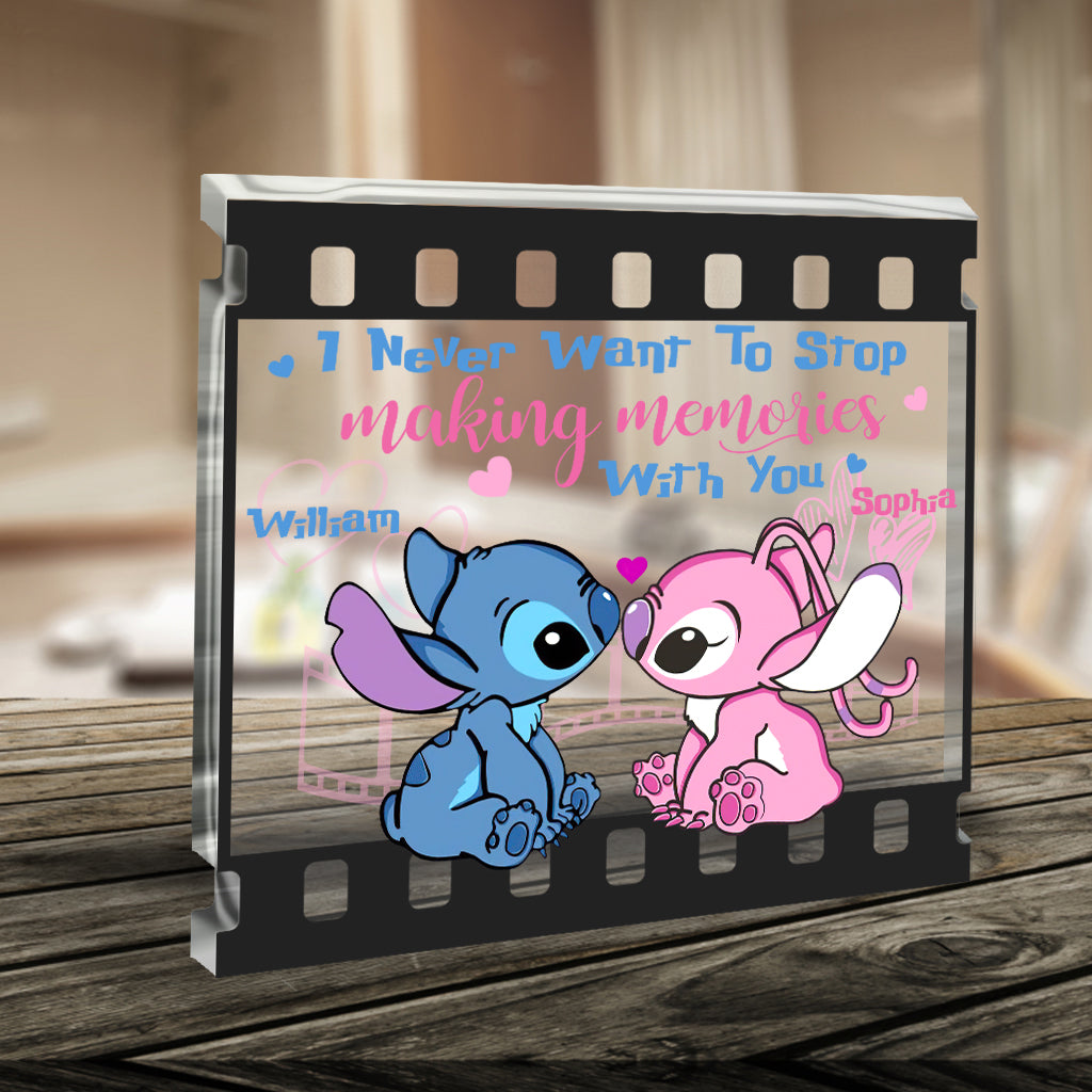 Personalized Acrylic Plaque Custom Name Gift for Couples Custom Shaped Acrylic Plaque GradoCreations