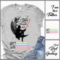 Personalized Father's Day T-shirt & Hoodie I Love You to the Darkside Gift T-shirt & Hoodie GradoCreations