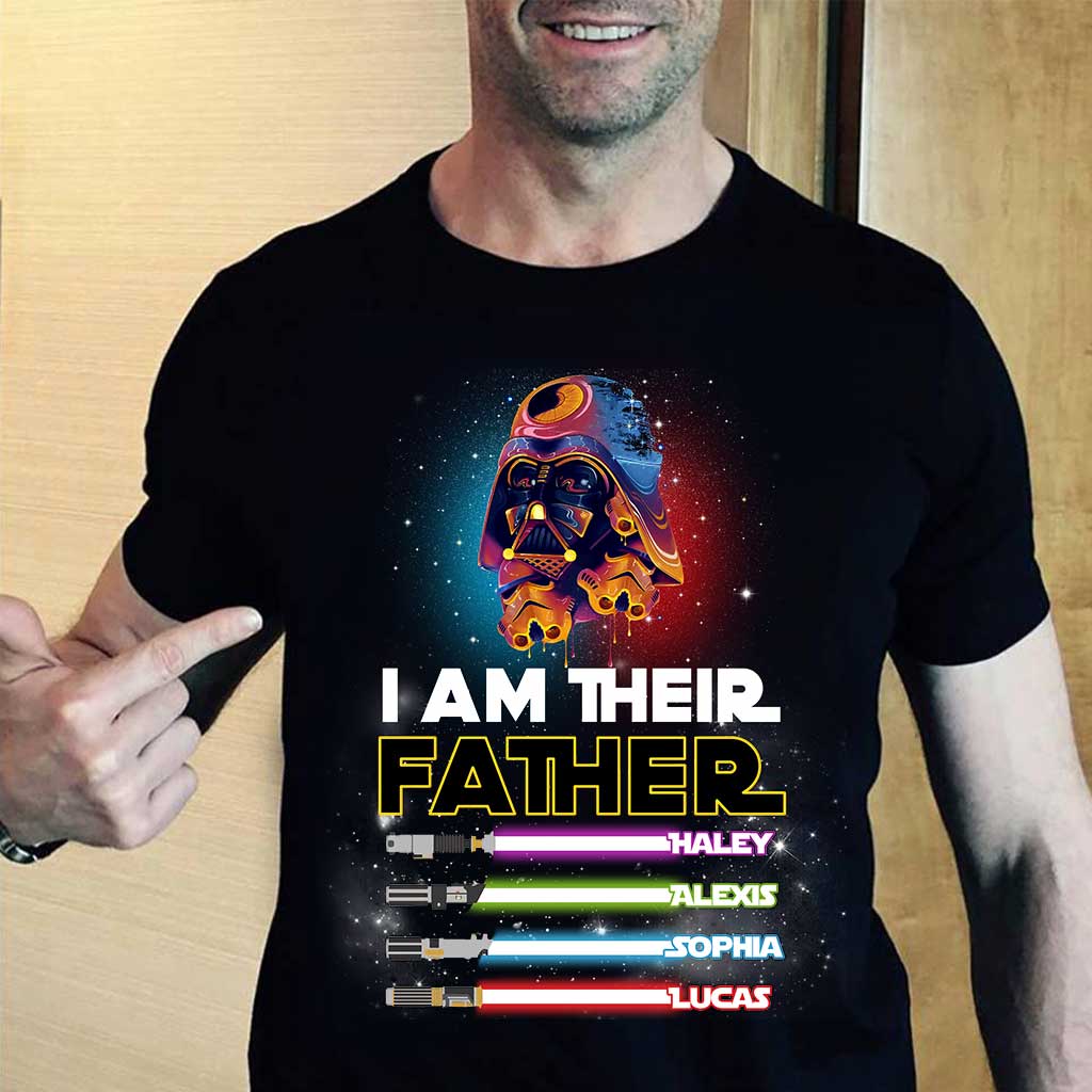 Personalized I Am Their Father T-shirt & Hoodie Gift for Dad T-shirt & Hoodie GradoCreations