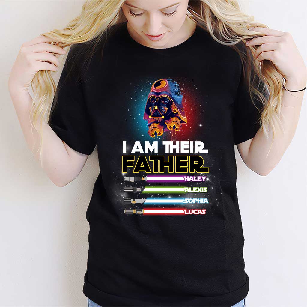Personalized I Am Their Father T-shirt & Hoodie Gift for Dad T-shirt & Hoodie GradoCreations